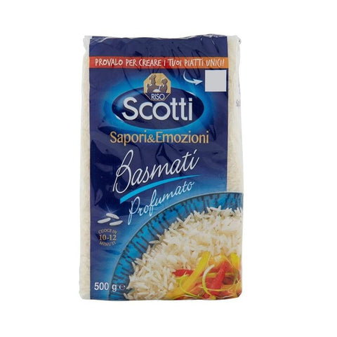 Riso Scotti Basmati Italian fine rice 500g - Italian Gourmet UK