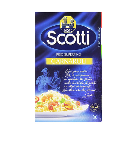 Riso Scotti Carnaroli per risotti superfine italian rice 1kg - Italian Gourmet UK