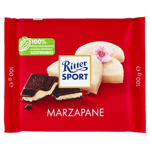 Ritter Sport Chocolate snack 1x100gr Ritter Sport MARZAPAN 100g 4000417025005