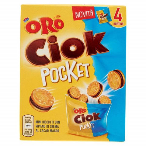 Saiwa Oro Ciok bag Saiwa Oro Ciok bag mini biscuits with cocoa (160g) - Italian Gourmet UK