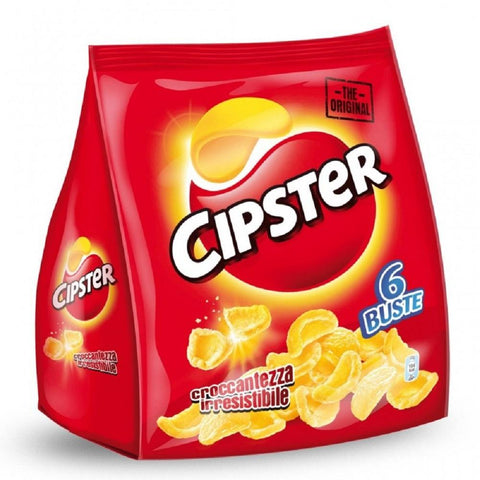Saiwa Cipster multipack Crisps potato chips salted 6x22g - Italian Gourmet UK