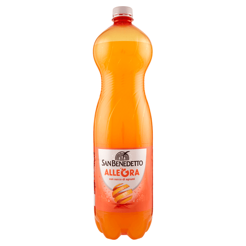 San Benedetto Soft Drink San Benedetto Allegra Aranciata (6x1,5L) Italian Orange soft drink 8001620203026