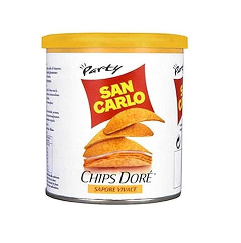 San Carlo Chips Dorè Sapore Vivace paprika potato chips tube 3x45g - Italian Gourmet UK