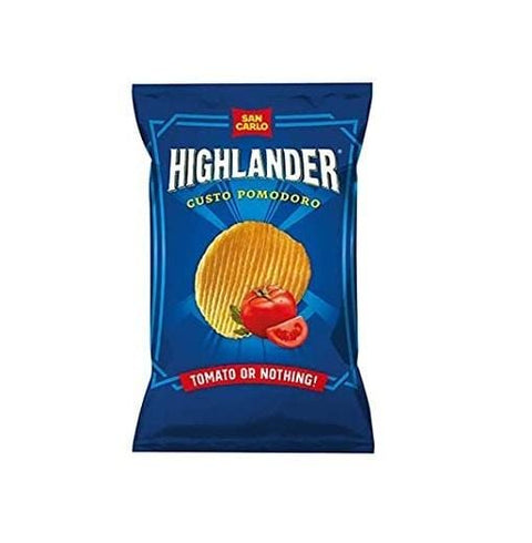 San Carlo Highlander tomato chips 5x50g - Italian Gourmet UK