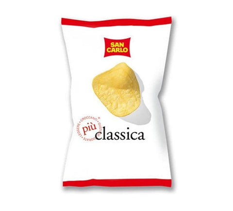 San Carlo Patatine Classica Salted Chips Potato Chips 2x50g - Italian Gourmet UK