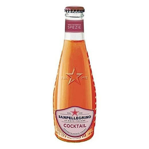 4x San Pellegrino Cocktail Ginger Soft Drink Glass Bottle 20cl - Italian Gourmet UK