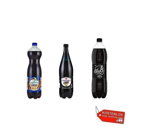 Test package Chinotto San Pellegrino San benedetto Neri Soft Drink PET 18x bottles - Italian Gourmet UK