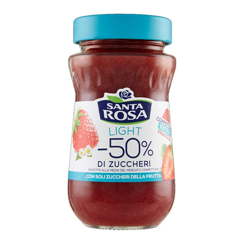 Santa Rosa Fragole Light Italian strawberry jam 260g - Italian Gourmet UK
