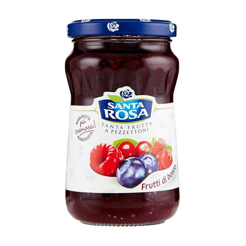 Santa Rosa Frutti di Bosco Italian Mixed Berries Jam 350g - Italian Gourmet UK