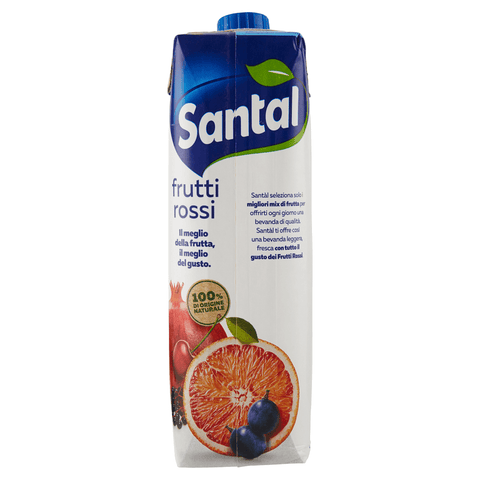Santal Fruit juice 12x Parmalat Santal I Classici Frutti Rossi Red Fruit Juice 100% Natural 1000ml 8002580027059