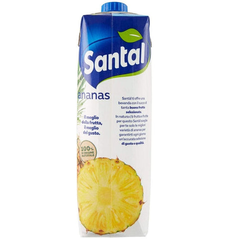Santal Fruit juice 12x Parmalat Santal I Classici Succo di Frutta Pineapple Juice 100% Natural 1000ml 8002580026212
