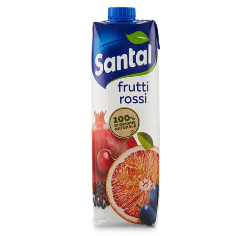 Santal Fruit juice Parmalat Santal I Classici Frutti Rossi Red Fruit Juice 100% Natural 1000ml 8002580027059