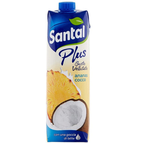 Santal Fruit juice Parmalat Santal Plus Pineapple e Cocco Pineapple and coconut fruit juice with a drop of milk 8002580040171