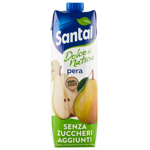 Santal Fruit juice Parmalat Santal Succo di Frutta Pera Dolce di Natura Zero Pear Fruit Juice Zero Added Sugar 1Lt 800258004869