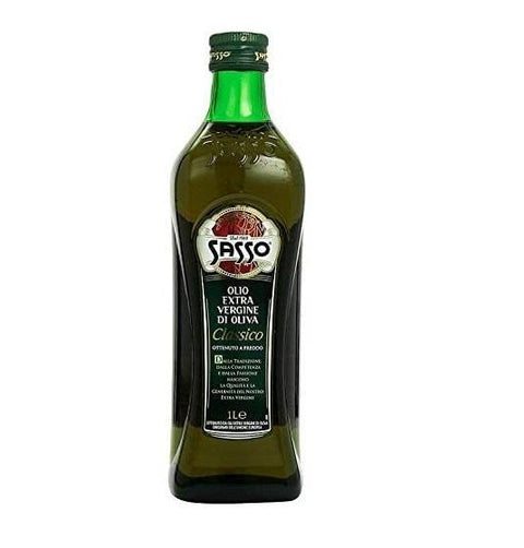 Sasso Olio di Oliva extra virgin Olive Oil (1L) glass - Italian Gourmet UK