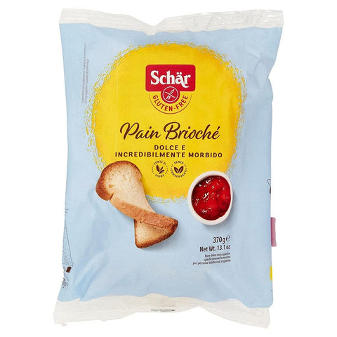 Schar Flour Schar Pain Brioché Pane Dolce senza Glutine Gluten free sweet bread 370g