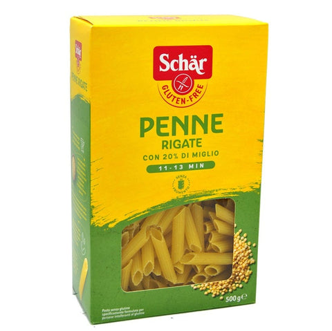 Schar Pasta SCHÄR Senza Glutine Penne Rigate Gluten Free Pasta with 20% millet 500g