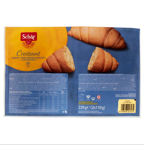 Schar Croissant 4 pieces x 55 g (220g)