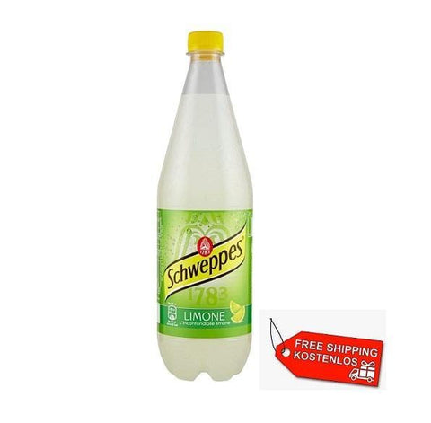 12x Schweppes Limone Italian lemon soft drink 1L - Italian Gourmet UK
