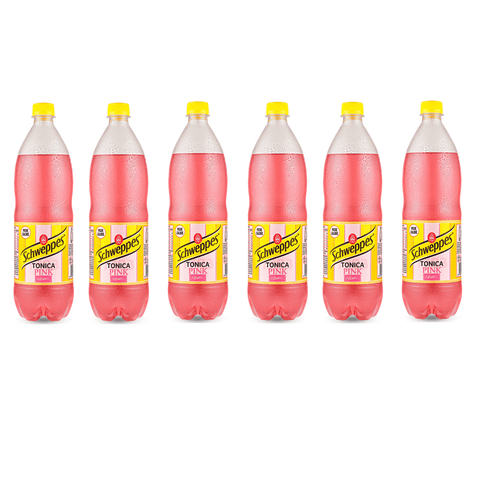 Schweppes Soft Drink 6x1lt Schweppes Tonica Pink Soft drink flavored with currant PET 1Lt 8014396003950