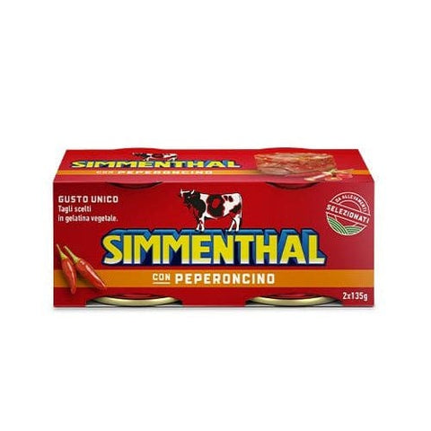 Simmenthal Canned food Simmenthal con Peperoncino Meat In Jelly with Chilli (2x135g) 8004030921115