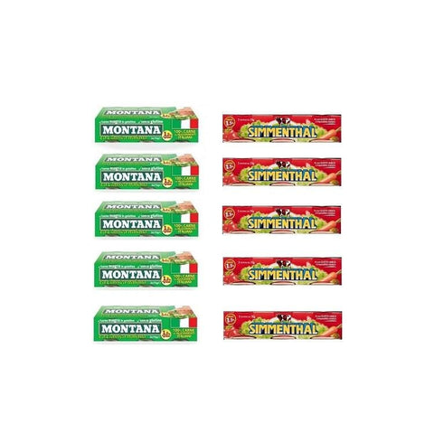 Test pack Simmenthal Montana Beef with Vegetable Gelatin 100% Italian Canned Meat 10x packs - Italian Gourmet UK