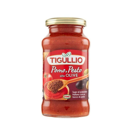 Star Tigullio Pomo e Pesto alle Olive tomato sauce 300g - Italian Gourmet UK