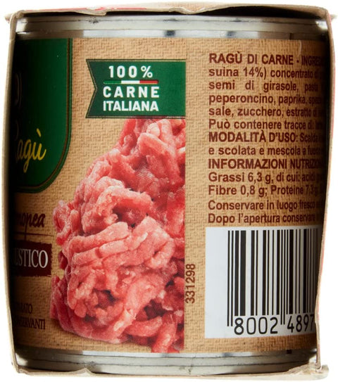Star Ready-to-eat sauce Il Mio Gran Ragù Star Ispirazione Partenopea con Macinato Rustico Neapolitan inspiration with Rustic Minced (2x100g) Read to eat 80024897