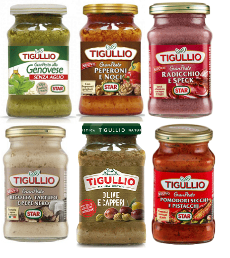 Star Ready-to-eat sauce Testpaket Star Tigullio GranPesto mix Sauce Mega Pack (6 x 190g) 8000050024645