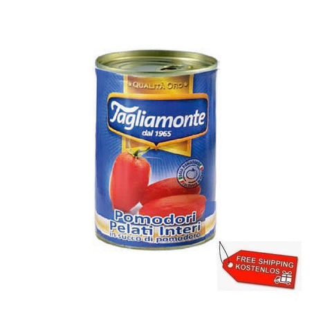 Tagliamonte peeled tomatoes 24x Tagliamonte Pomodori Pelati Peeled Tomatoes 400g 8056732511149