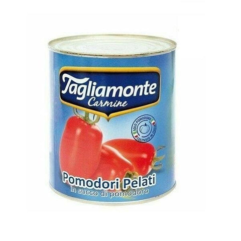 TAGLIAMONTE Pelati Italian peeled tomatoes (800g) - Italian Gourmet UK