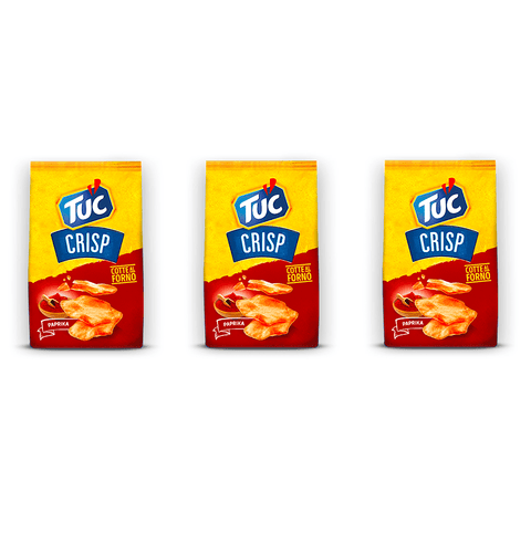 Tuc Salted Snack & Crackers 3x100g Tuc Crisp Peppers Baked in the Oven 100g 7622210630810