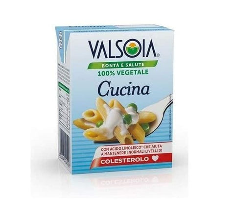 Valsoia Cucina soy Cooking cream 200ml - Italian Gourmet UK