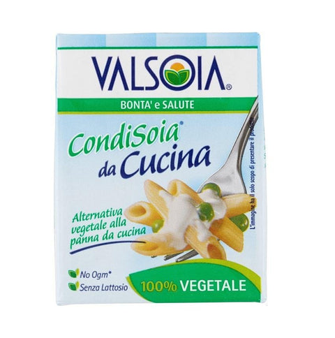 Valsoia Panna da Cucina Condisoia soy Cooking cream 200g - Italian Gourmet UK