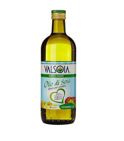 Valsoia Italian Soya Oil with Vitimins 1L - Italian Gourmet UK