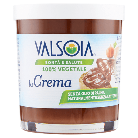 Valsoia Spreadable cream Valsoia Crema Vegetale Vegan Hazelnut Cream 200g
