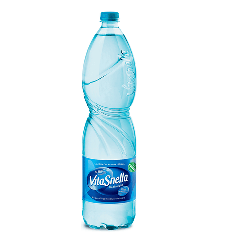 Vitasnella water Vitasnella Acqua Minerale Naturale Natural mineral water low in sodium disposable PET 1.5Lt