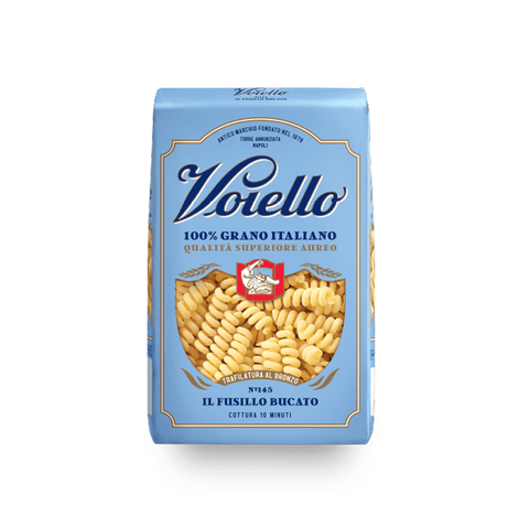 Voiello Pasta Voiello Il Fusillo Bucato n°145 Durum Wheat Semolina Pasta 100% Italian Wheat 500g Bronze Drawing