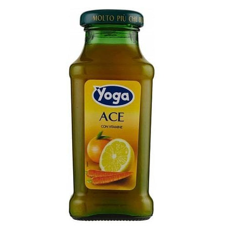 Yoga Bar Ace fruit juice glass bottle 200ml - Italian Gourmet UK
