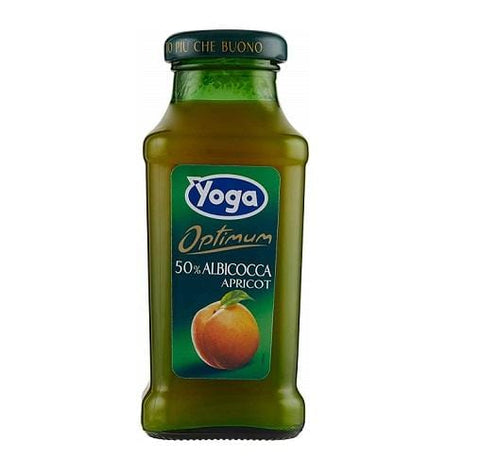 Yoga Bar Albicocca Apricot Fruit Juice Glass Bottle 200ml - Italian Gourmet UK