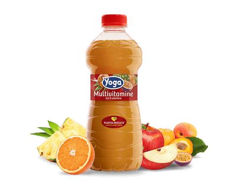 Yoga Fruit juice Yoga Succo di Frutta Multivitamine Multivitamin Fruit Juice 1Lt PET Bottle