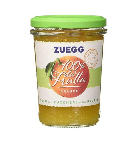Zuegg Arance Italian orange jam 100% fruit 250g - Italian Gourmet UK