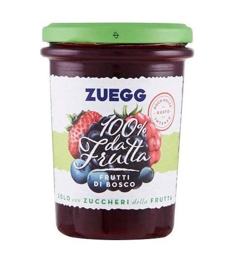Zuegg Frutti di Bosco Italian berry jam 100% fruit 250g - Italian Gourmet UK