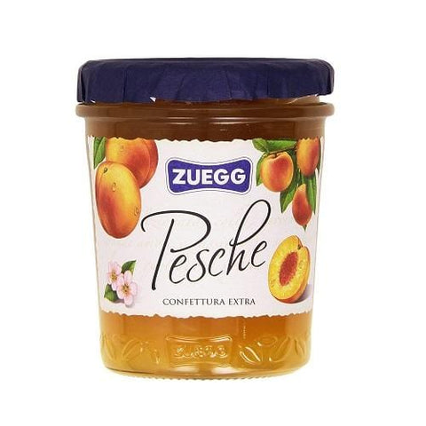 Zuegg Pesche Italian peach jam 320g - Italian Gourmet UK