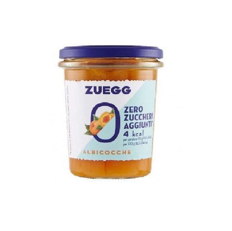Zuegg Zero Zuccheri Aggiunti Albicocche 220gr - Zuegg Zero Added Sugar Apricots