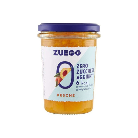 Zuegg Zero Zuccheri Aggiunti Pesche 220gr - Zuegg Zero Sugar Added Peaches 220gr -